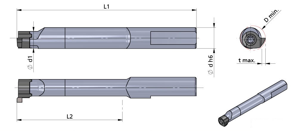 Державка 607.A06.20HM Dummel