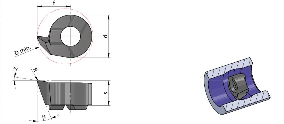 Пластина сменная RS14.2087.02/AL41F Dummel
