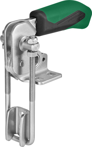 Вертикальный крючковый зажим с зеленой ручкой AMF № 6848VNIG